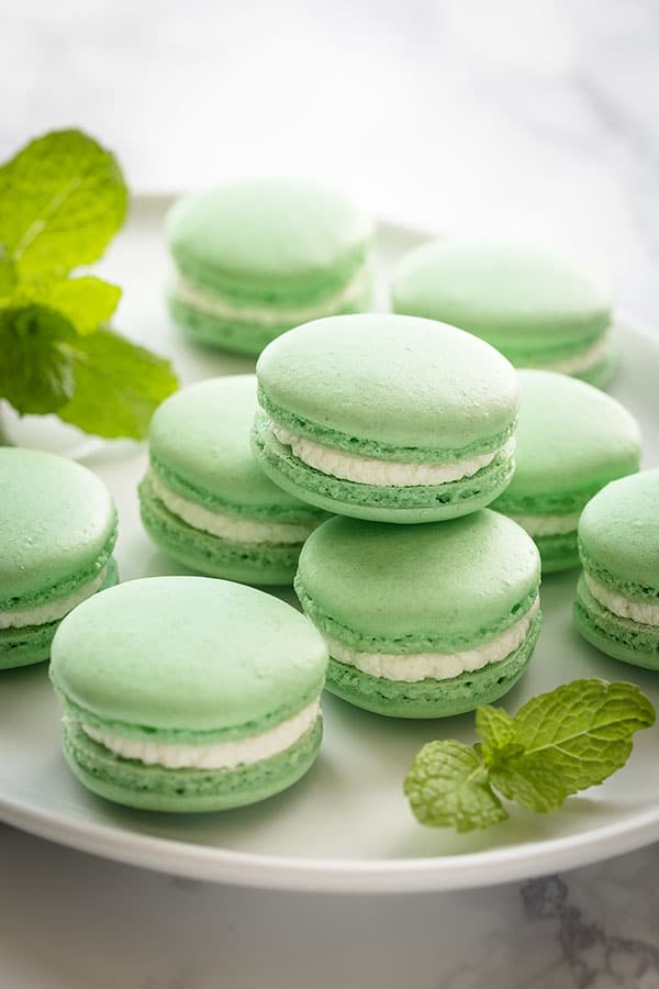 Mint French Macarons ~Sweet & Savory by Shinee