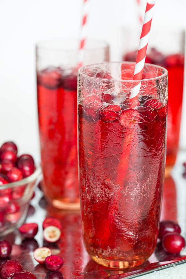 Cranberry Ginger Ale Punch + Video ~Sweet & Savory by Shinee