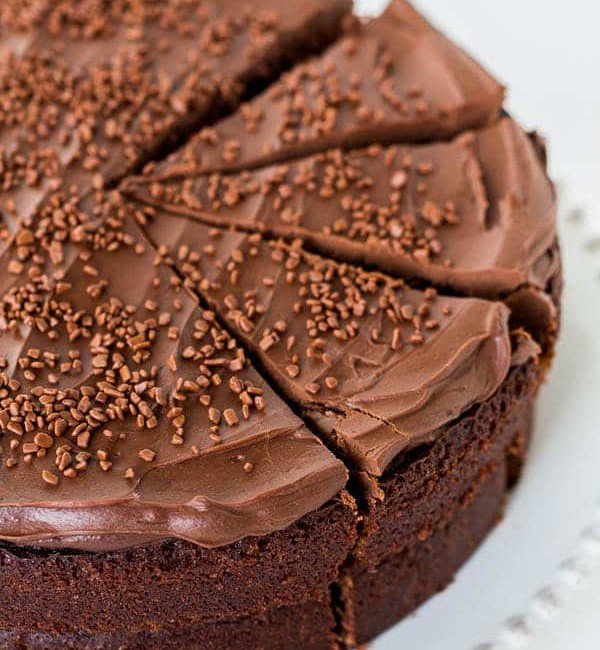 Inas Chocolate Cake With Mocha Frosting Sweet Savory