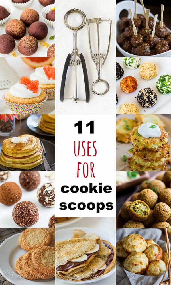 11 Uses for Cookie Scoops ~Sweet & Savory