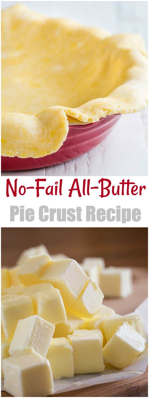 Foolproof All-Butter Pie Crust Recipe ~Sweet & Savory by Shinee