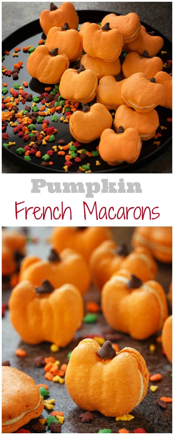 The Cutest Pumpkin Macarons ~Sweet & Savory by Shinee