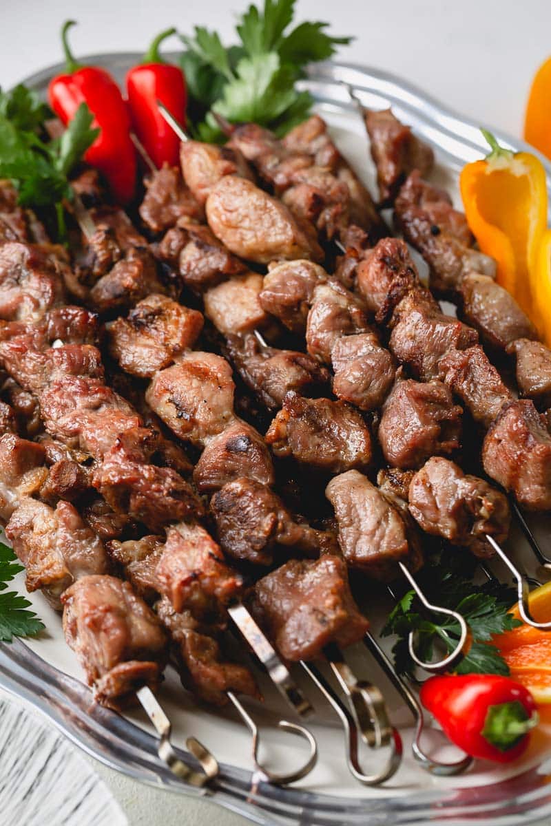 Shashlik - Grilled Pork Kebabs ~Sweet & Savory