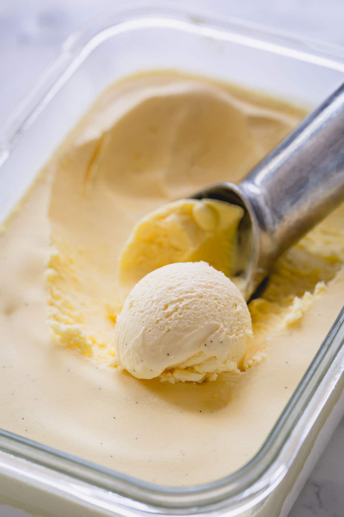 Homemade Vanilla Ice Cream ~Sweet & Savory