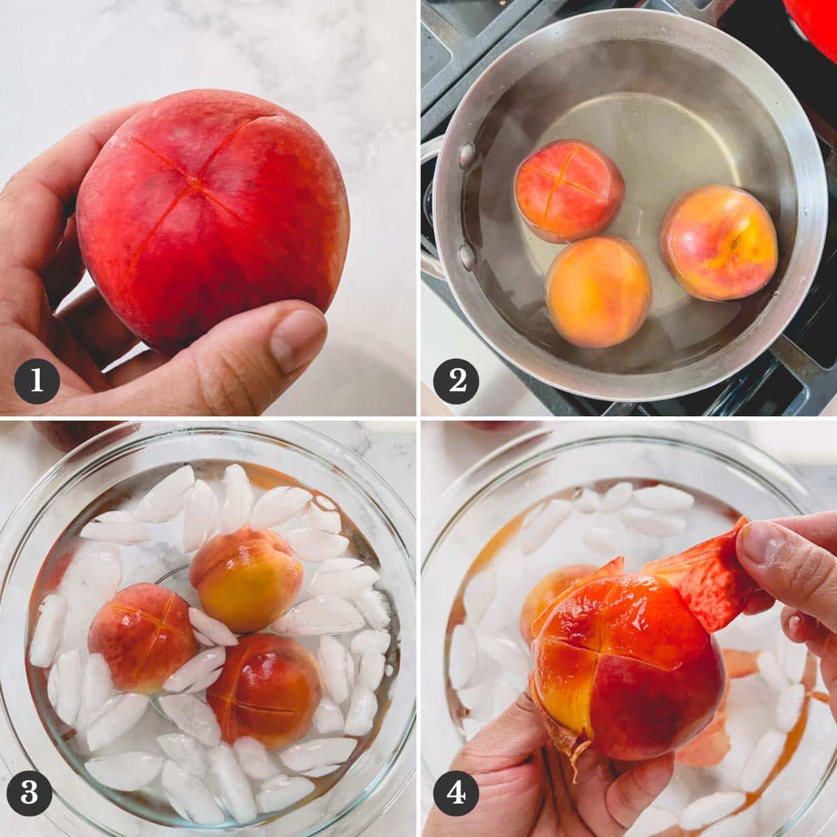 How to Peel Peaches - Culinary Hill