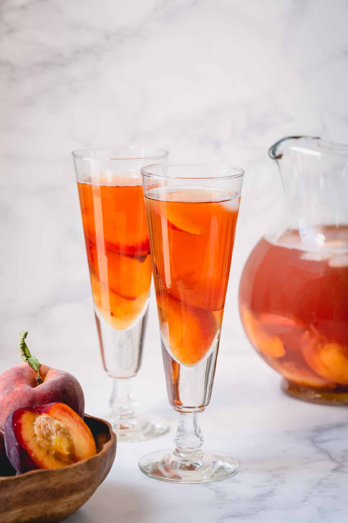 Peach Iced Tea ~Sweet & Savory